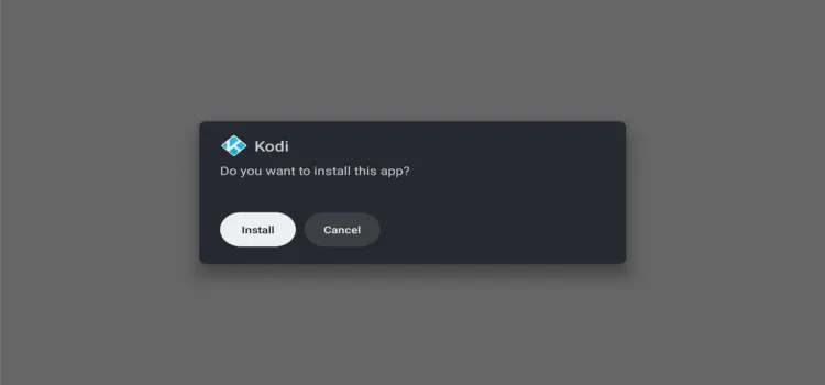 Confirm install
