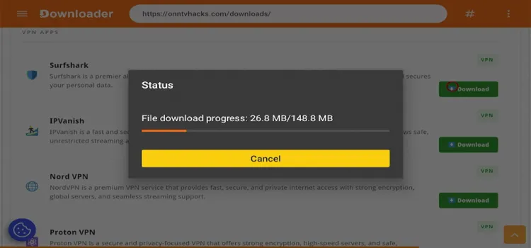 surfshark-will-start-downloading