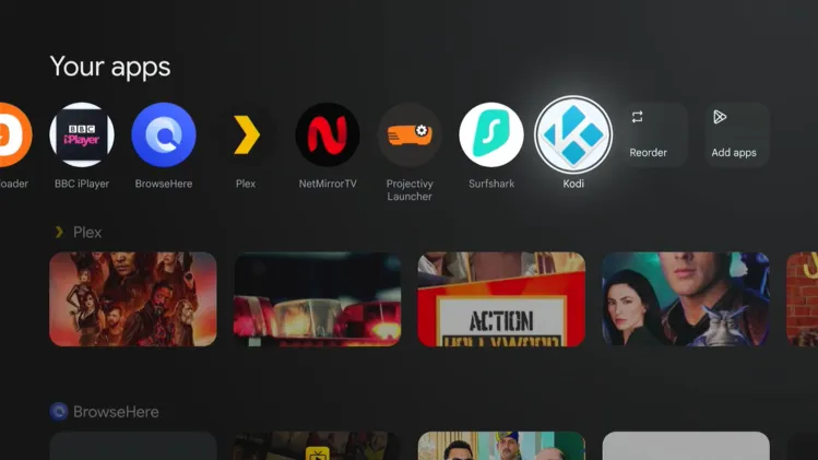 Launch Kodi from Your Apps