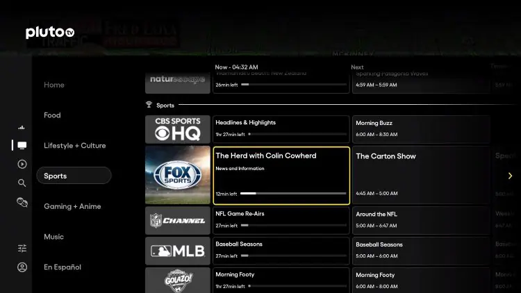 best-sports-apps-on-onn-tv-pluto-tv