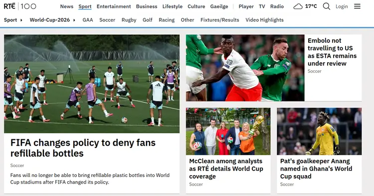 best-sports-apps-on-onn-tv-rte-player