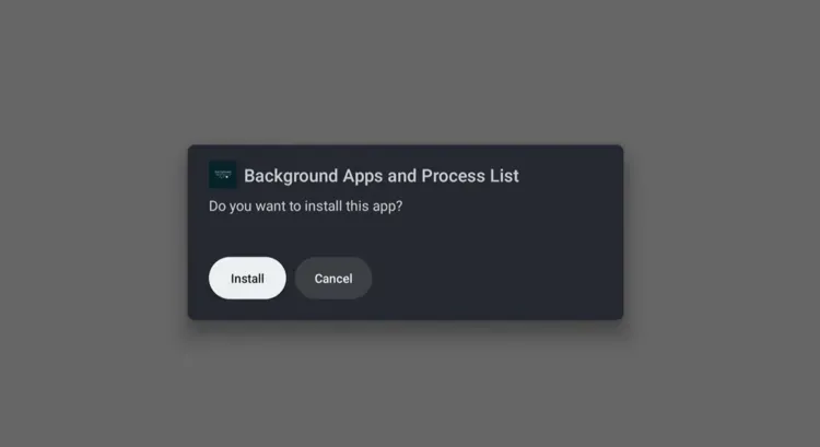 Installing the Background Apps and Process List app