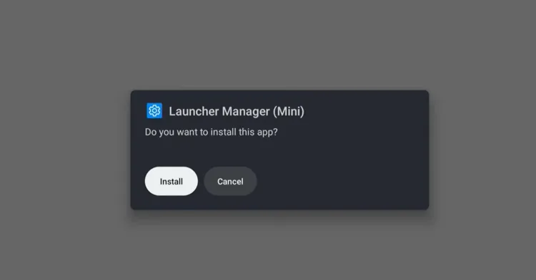 Installing Launcher Manager Mini
