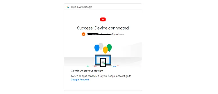 Successfully signed in to SmartTube on Onn TV